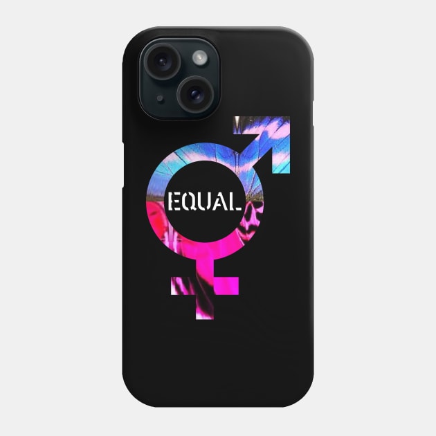 Equal Women's Rights Gender Equality Empowering Women Phone Case by GeronimoTribe