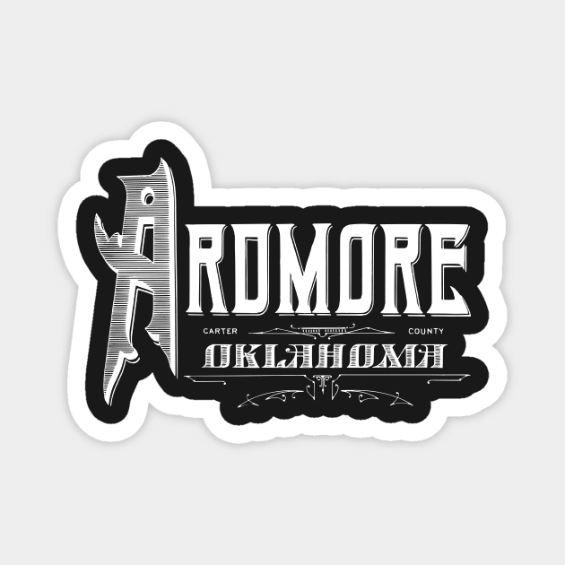 Vintage Ardmore, OK Magnet by DonDota