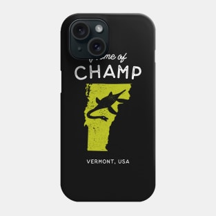 Home of Champ, The Lake Monster Phone Case