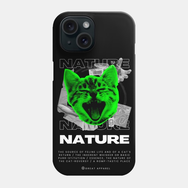 Trippy Cat funny - Ugly Shirt Collection Phone Case by Yelda