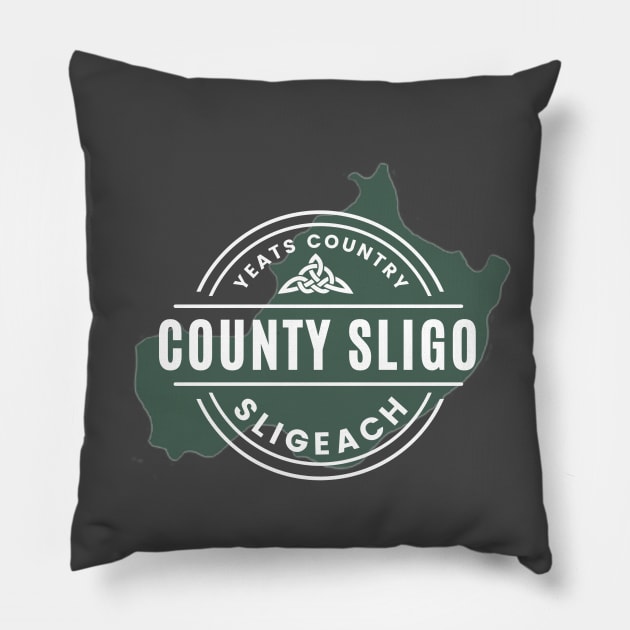 County Sligo Map Pillow by TrueCelt
