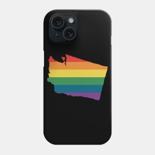 Washington State Rainbow Phone Case
