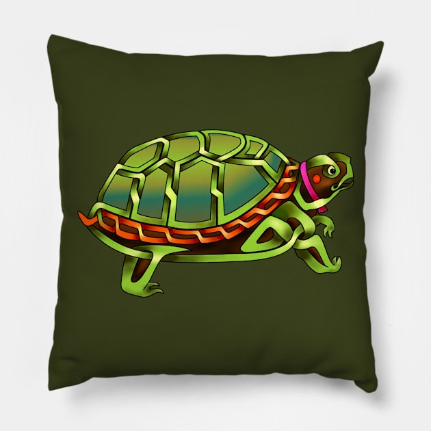 Turtle Pillow by KnotYourWorld4