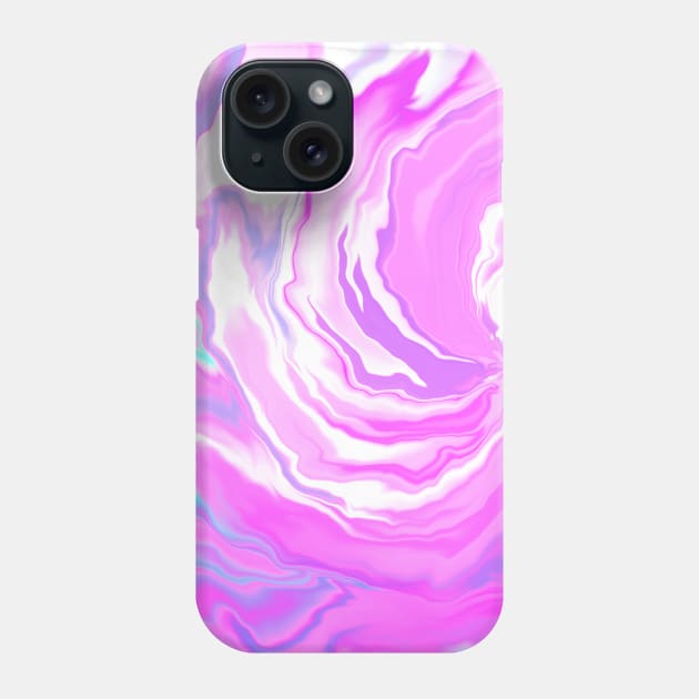 Ice Cream Swirl Pastel Pink Phone Case by Trippycollage