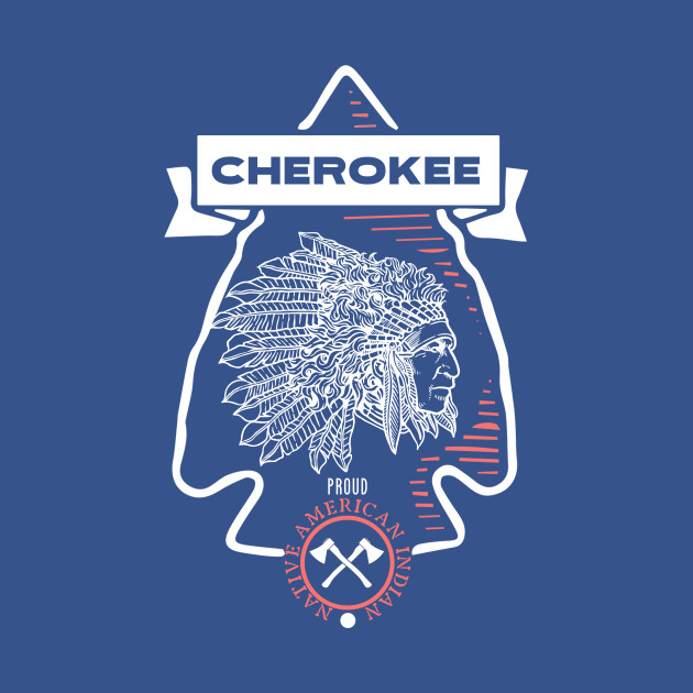 Disover Cherokee Tribe Native American Indian Proud Arrow Vintage - Cherokee - T-Shirt