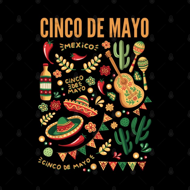 May the best Cinco de Mayo mustache win by "Artistic Apparel Hub"