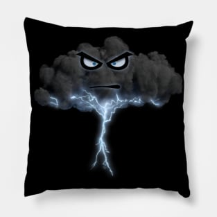 Angry Cloud Pillow