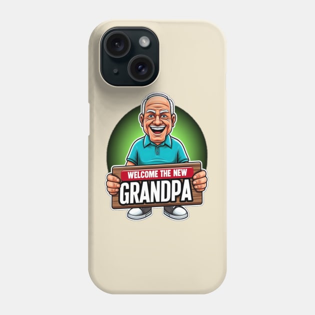 Promoted To Grandpa Phone Case by unn4med