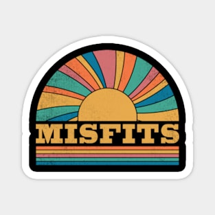 Graphic Misfits Proud Name Distressed Birthday Vintage Style Magnet