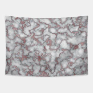 Rose gold marble Tapestry