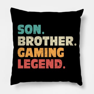 Christmas Gift For Gaming Teenage Boys & Kids Gamer Brother Pillow