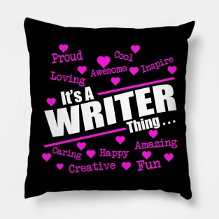 Writer Pillow