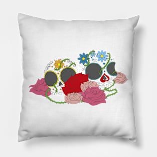 Roseskulls Pillow