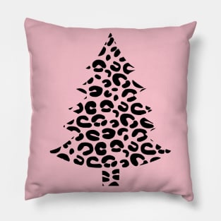 Leopard Tree Christmas Pillow