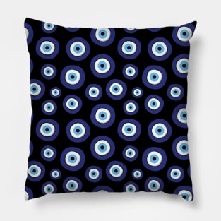 Greek Evil Eye Pattern Pillow