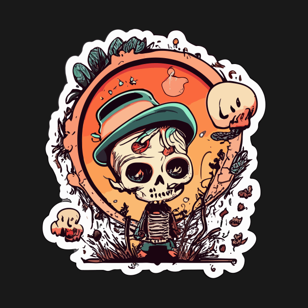 Zombie Skeleton | Halloween | Skeleton by kknows