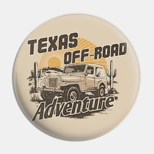 Texas Off-Road Adventure: Conquer the Rugged Terrain Pin