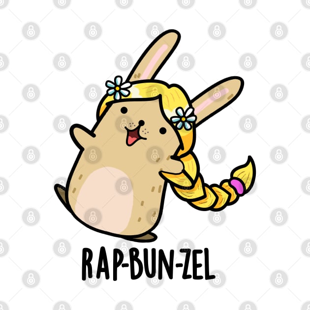 Rap-bun-zel Funny Bunny Pun by punnybone