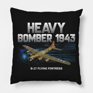 B17 Flying Fortress Bomber Pilot Gift Battle of Britain Pillow