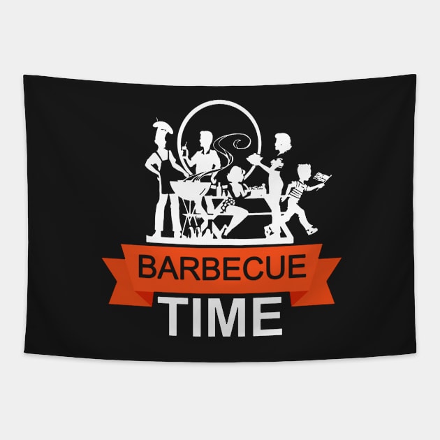 barbecue time Tapestry by karinaart