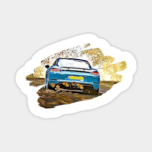 Cayman GTS Art Print Magnet