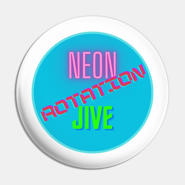 Neon Rotation Jive Pin by Kryptozodiac