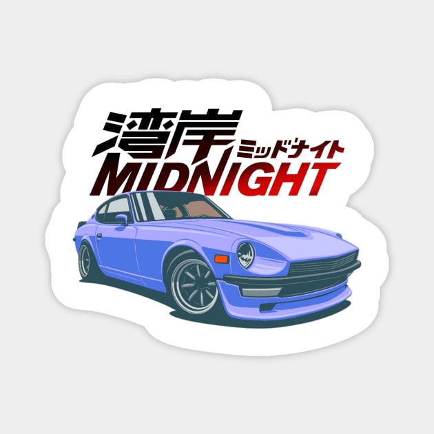 Wangan Midnight Asakura Akio's Devil Z Magnet by MOTOSHIFT