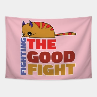 Fighting the Good Fight Tapestry