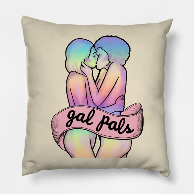 Gal Pals Pillow by SianPosy