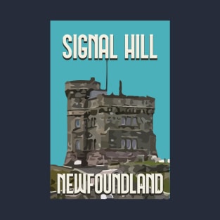 Signal Hill Vintage Poster || Newfoundland and Labrador || Gifts || Souvenirs || Clothing T-Shirt