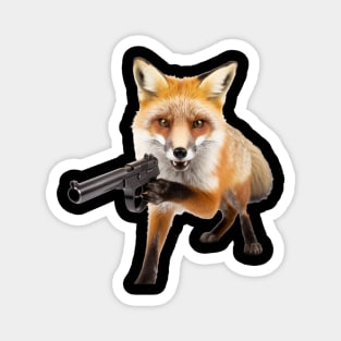 Hunt Saboteurs - Fox - Arm the Animals - Animal Liberation Magnet