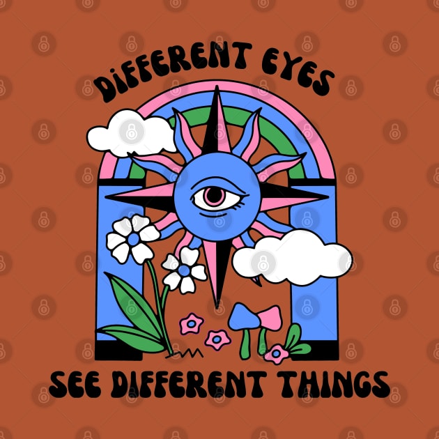 Different Eyes See Different Things / Yellow by Morgni