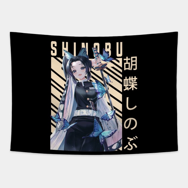 Shinobu Kocho - Demon Slayer Tapestry by Otaku Emporium