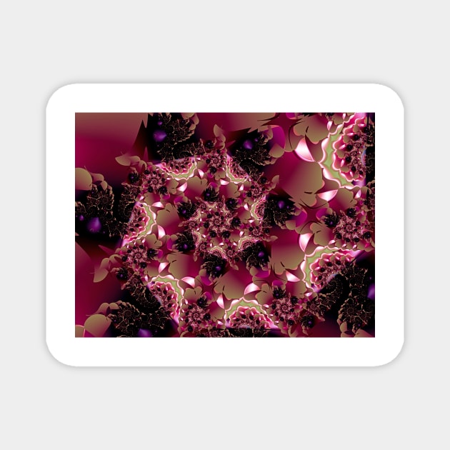 Pink Lace Spiral Magnet by pinkal