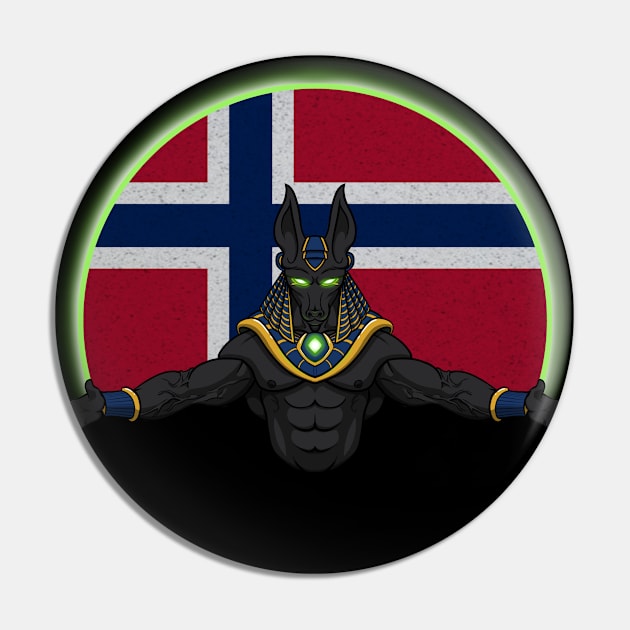 Anubis Norway Pin by RampArt