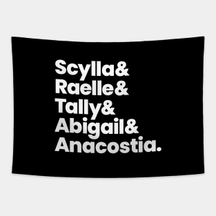 Motherland: Fort Salem - Scylla, Raelle, Tally, Abigail & Anacostia Tapestry