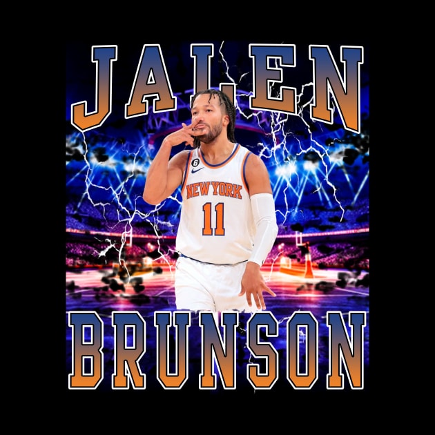 Jalen Brunson by Gojes Art