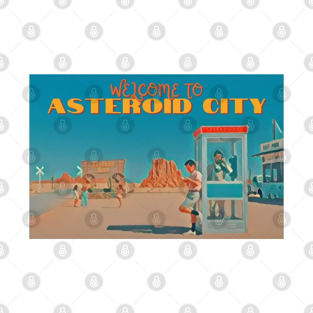 Asteroid City Postcard View by Chelsea Seashell