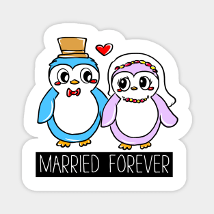 Wedding day - married forever Magnet