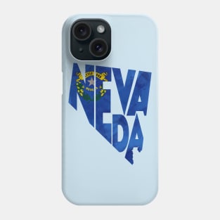 Nevada Typo Map Phone Case