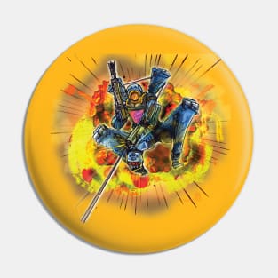 Cool Robots Don't Look at Explosions (Pathfinder) Pin