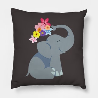 Elephant splash Pillow