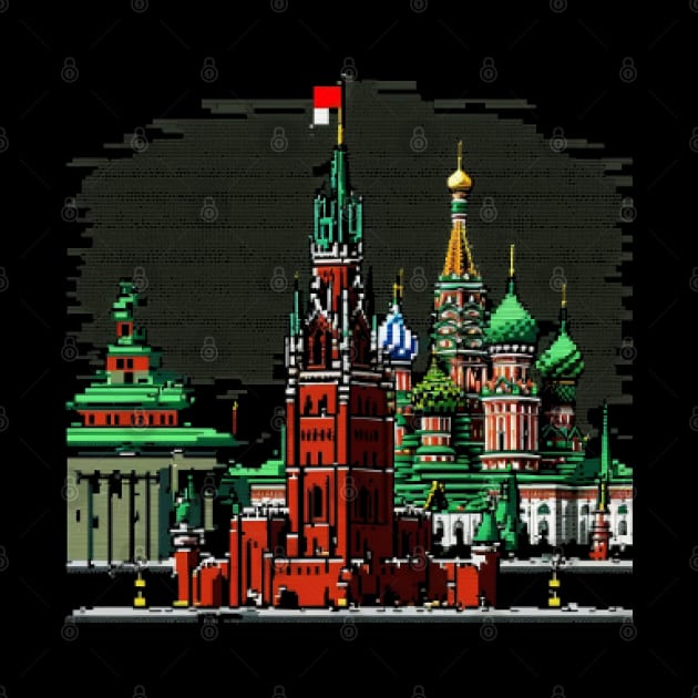 Moscow Kremlin Pixel Art by Pixel-Eye