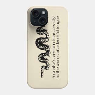 Wisdom of the Serpent Phone Case