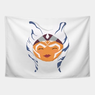 Chibi smiling Ahsoka Tapestry