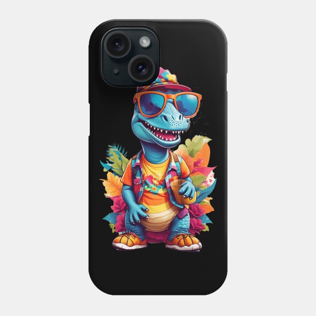 Whimsical Cool Dino Phone Case by koolteas