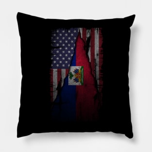 Happy Haitian Flag Day Celebration Haitian American Pillow