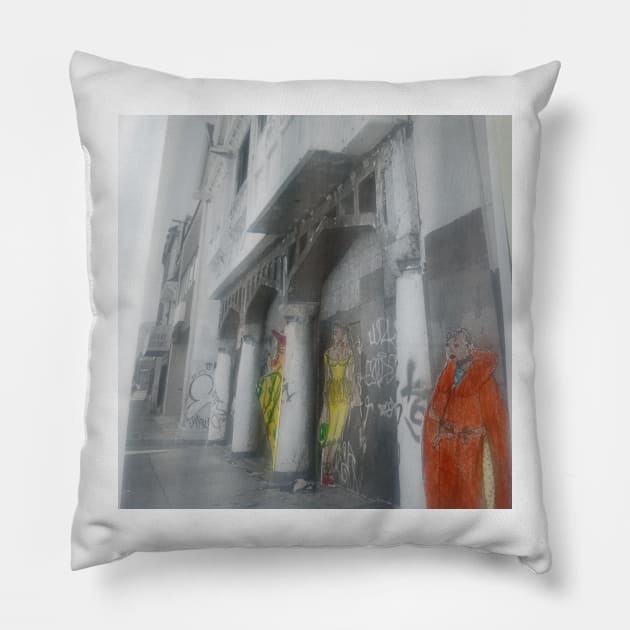 Haunted House Pillow by SWANN🦢