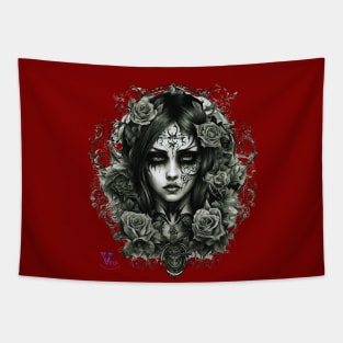 Gothic Woman Tapestry