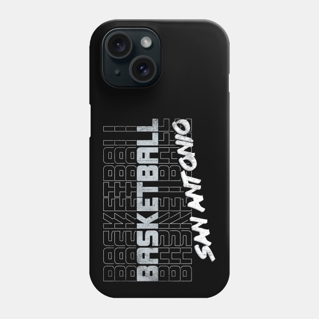 San Antonio Basketball Phone Case by Ruffeli